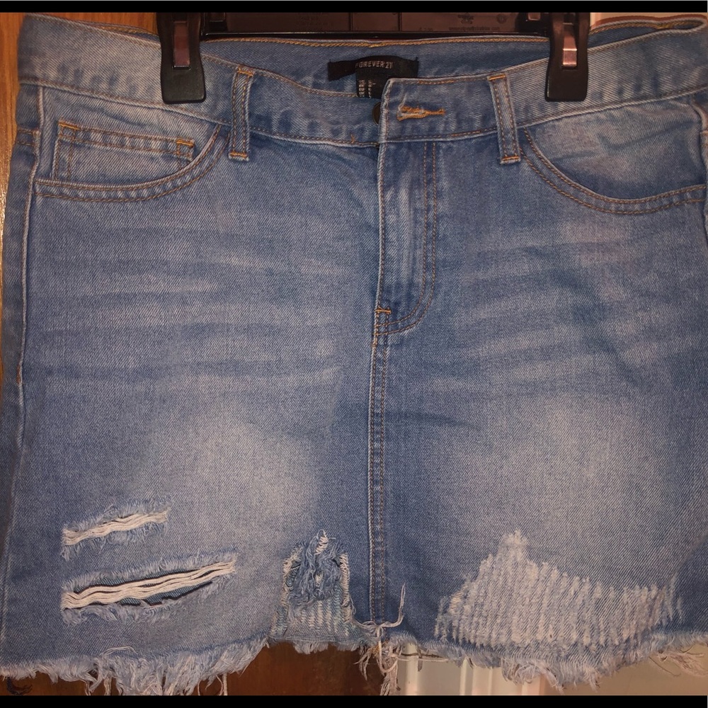 Jean skirt from forever 21